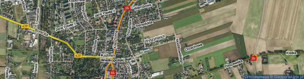 Zdjęcie satelitarne Wyszyńskich Z. i Wł. ul.